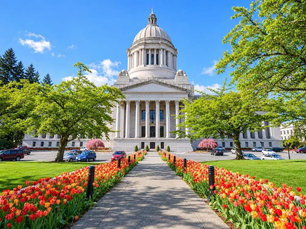 The Washington State Capitol in Olympia
