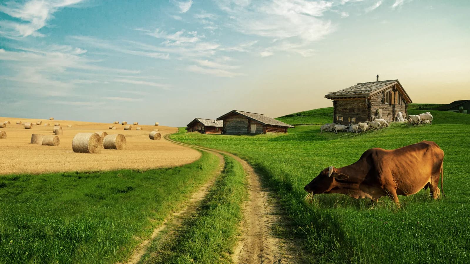 Farm and dairy fields near Ferndale, Washington, served by Schedule F tax preparers