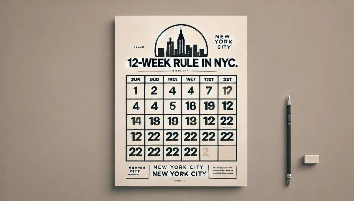 What is the 12-Week Rule in NYC?