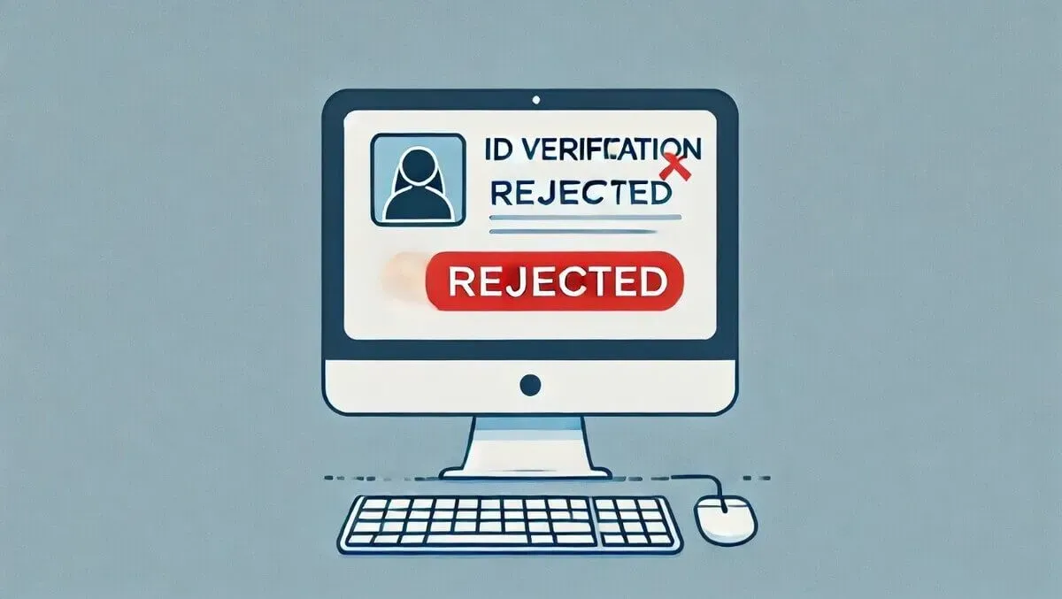 Why is my identity verification rejected?